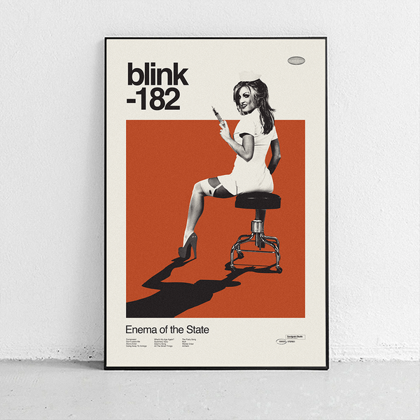 Blink 182 - Enema of the State Midcentury Modern Home decor