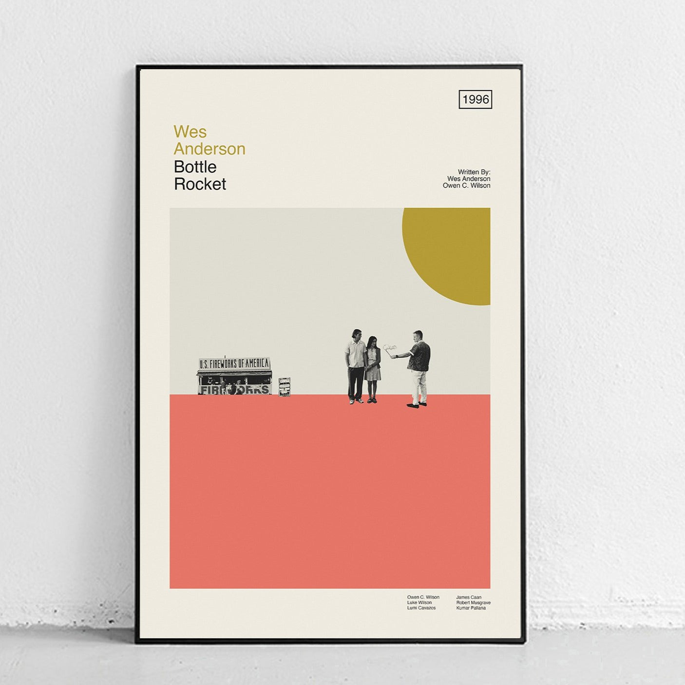 Bottle Rocket Poster - Wes Anderson – Sandgrain Studio