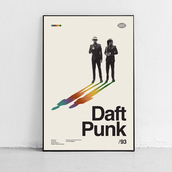 Daft Punk Midcentury Modern Art Midcentury Modern Art – Sandgrain