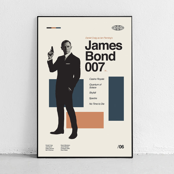 洋書 Official James Bond 007 Movie Poster James Bond Movie Poster - Peters Billiards