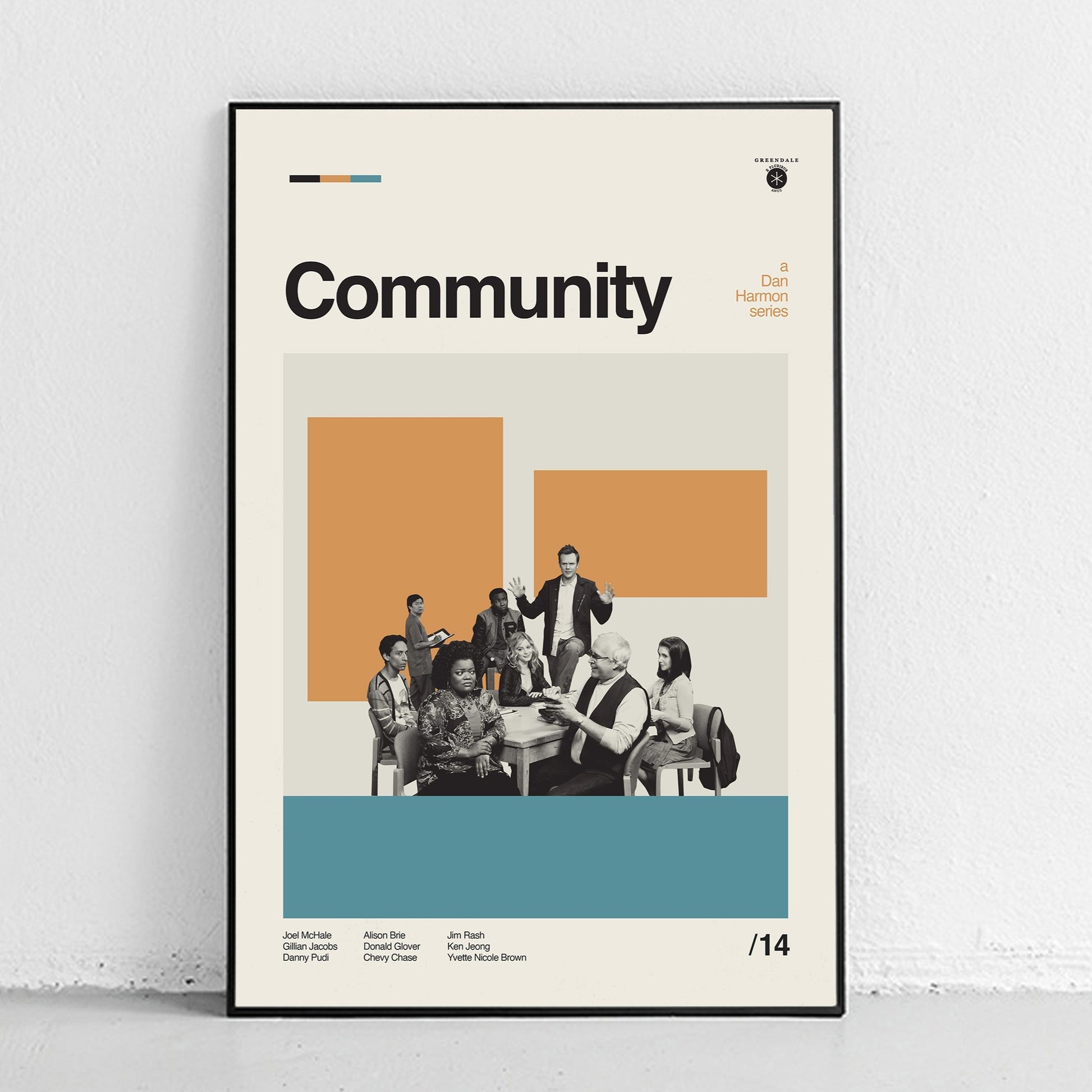 Community Poster - Dan Harmon - Greendale - Midcentury modern home ...