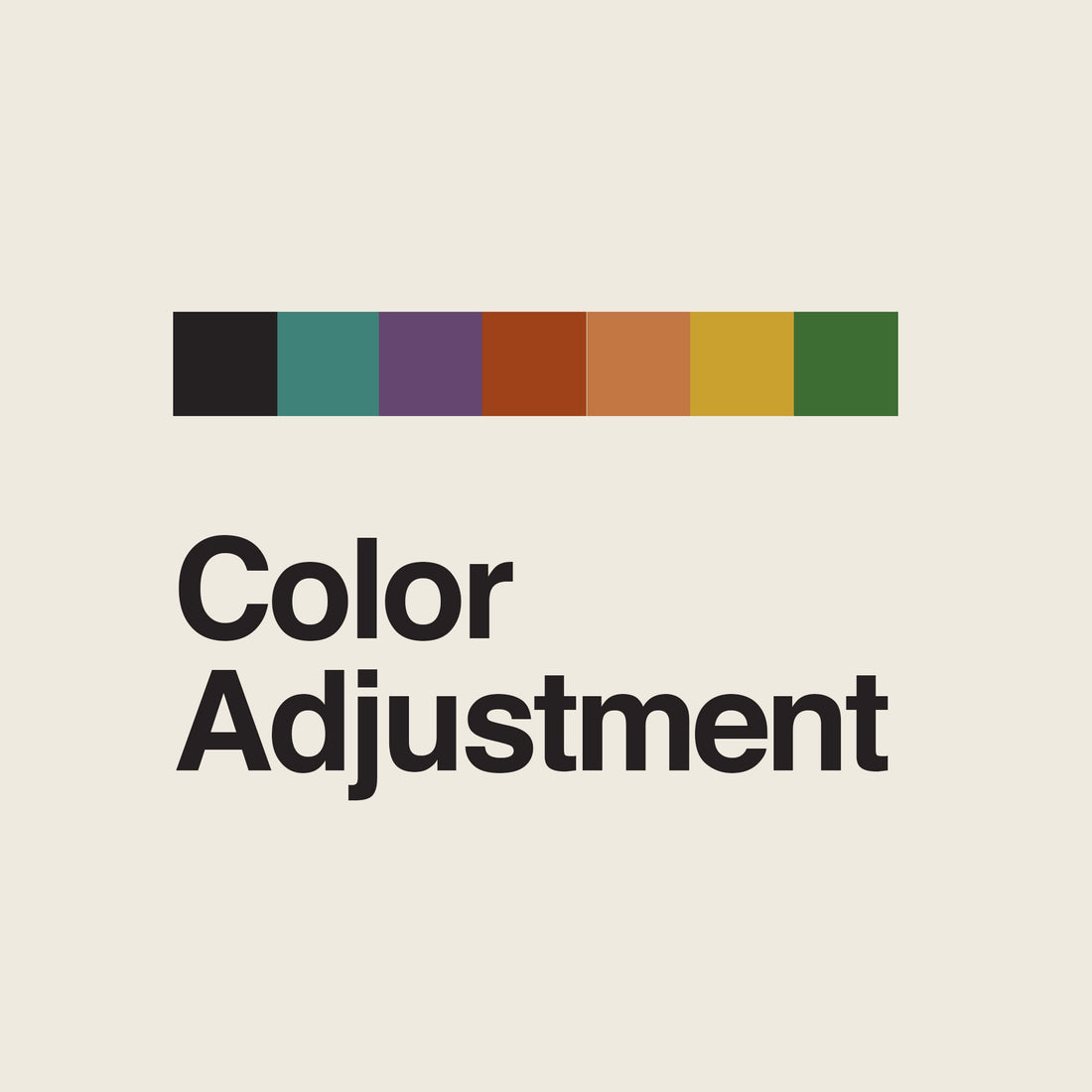 Color Adjustment 1