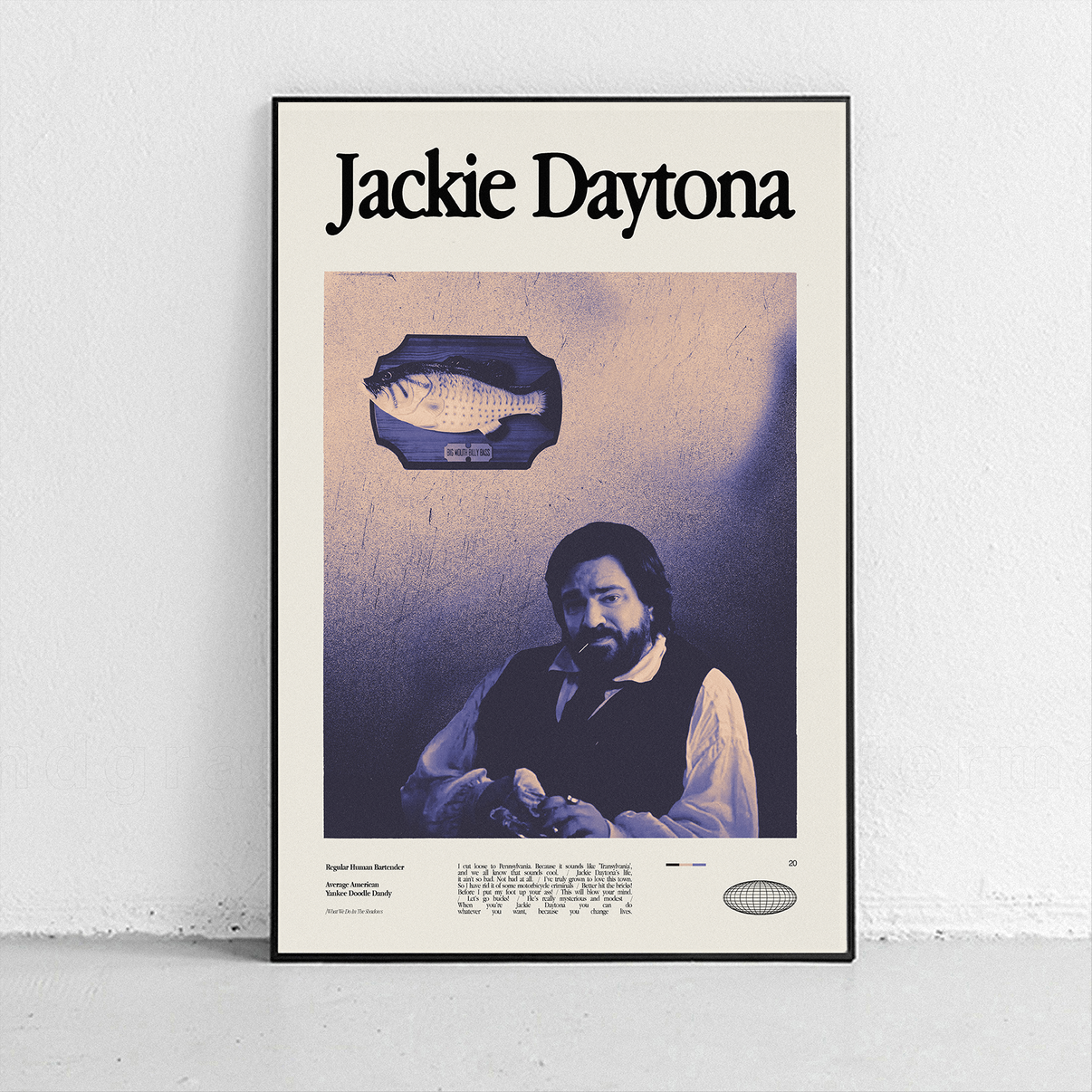 What We Do In The Shadows - Jackie Daytona – Sandgrain Studio