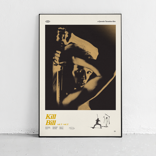 Kill Bill Poster – Quentin Tarantino Midcentury Modern – Sandgrain