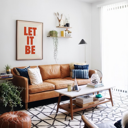 Let It Be - Beatles- Midcentury Modern Home decor - – Sandgrain Studio Let It Be - Beatles- Midcentury Modern Home decor - – Sandgrain Studio