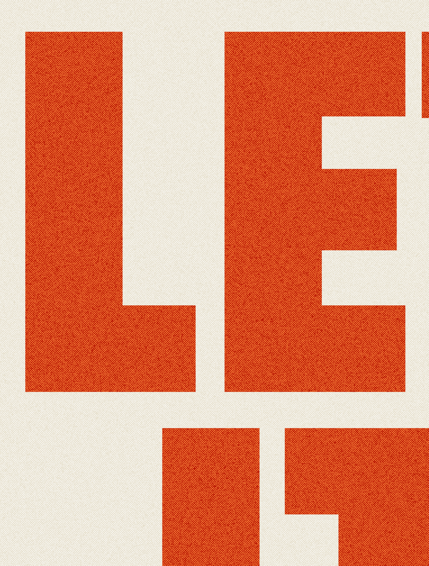 Let It Be - Beatles Typography