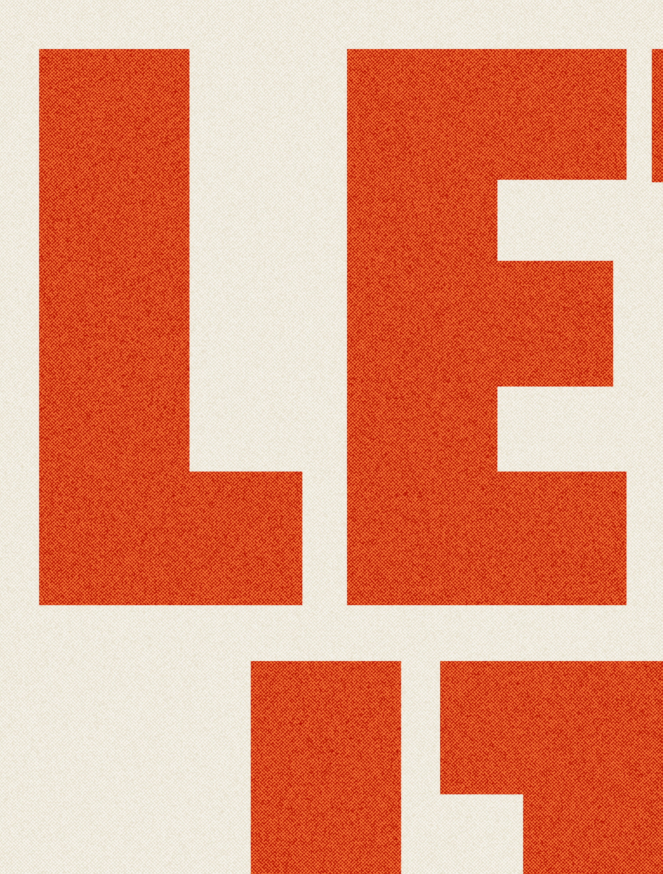 Let It Be - Beatles Typography