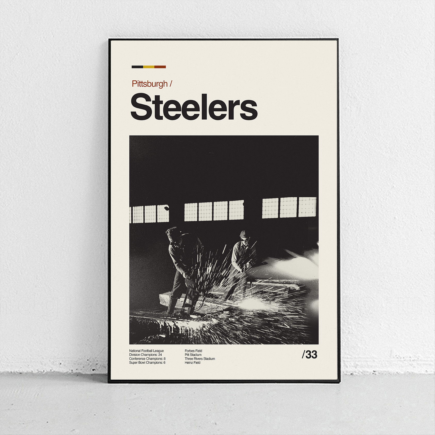 steelers super bowl posters
