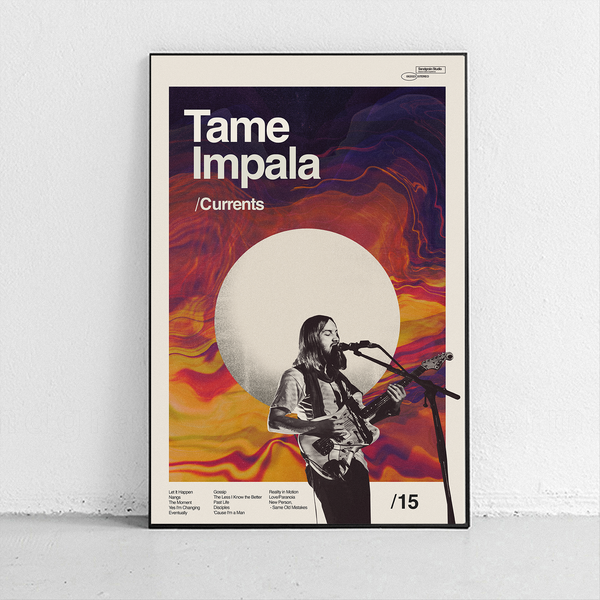 洋楽 Tame Impala Currents Tame Impala - Currents – Sandgrain Studio