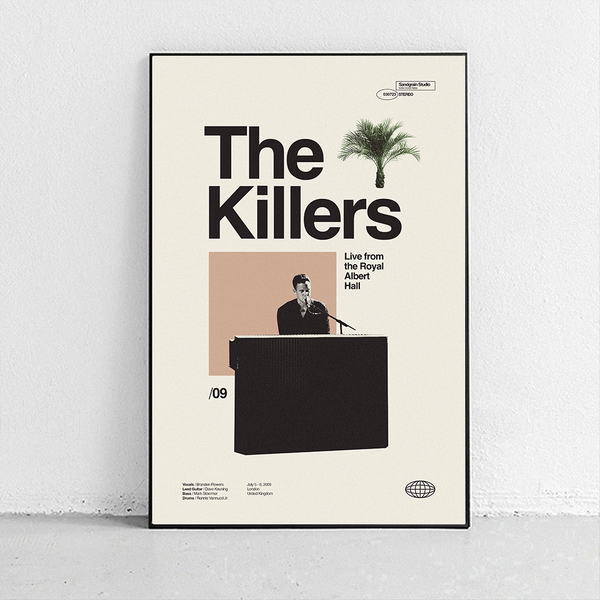 The Killers Midcentury Modern Art Print poster – Sandgrain Studio
